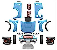 Ford Ranger Uyumlu F150 Raptor Dönüşüm Full - Ön Tampon Alt Koruma