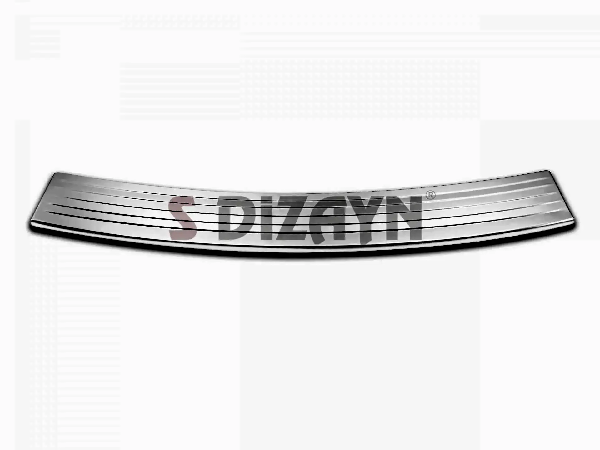 S-Dizayn Dodge Journey Krom Arka Tampon Eşiği 2011 Üzeri A+ Kalite