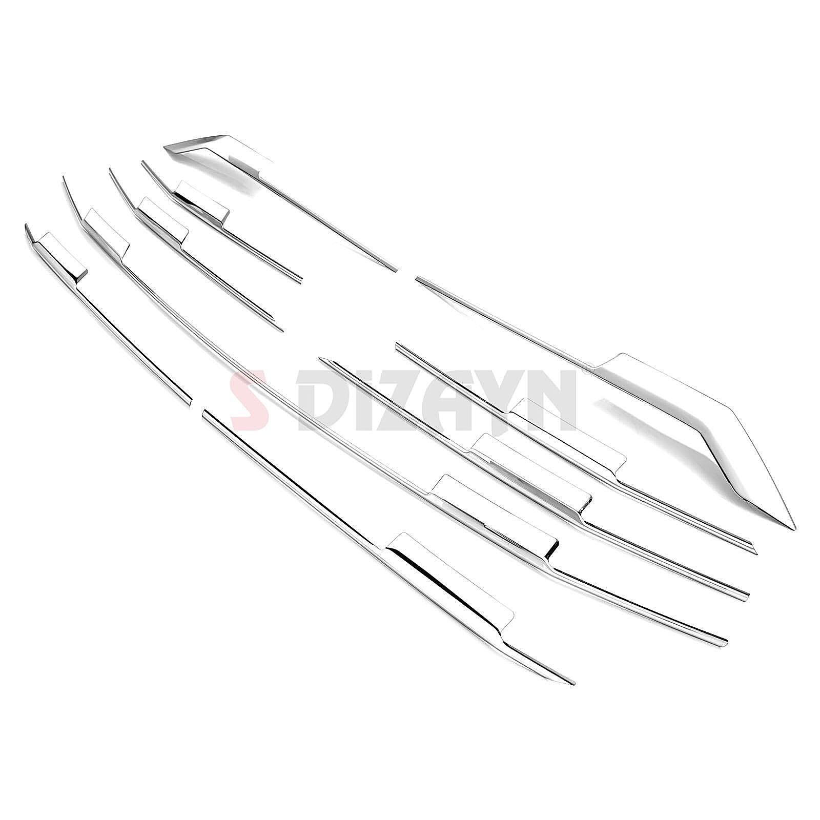 S-Dizayn Ford Tourneo Custom 2 Krom Ön Panjur 9 Prç. 2023 Üzeri A+ Kalite