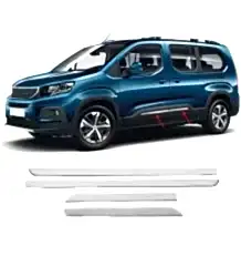 Peugeot Rifter Uyumlu Yan Kapı Çıtası -2019 Paslanmaz Çelik Parça