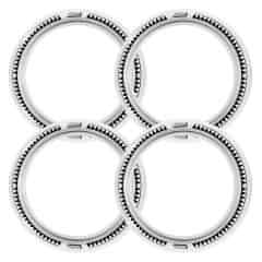 Chevrolet Uyumlu 16 Jant B-B-S Testere Lastik Yanağı Beyaz Renk 1 Takım 4 Adet