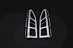 S-Dizayn Peugeot Partner Tepee Abs Krom Stop Çerçevesi 2 Prç 2012-2018