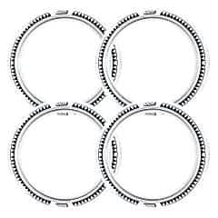 -B-S Testere Lastik Yanağı Beyaz Renk 1 Takım 4 Adet