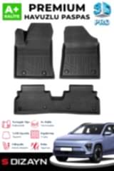 S-Dizayn Hyundai Kona Elektrikli 3D Pro Havuzlu Paspas 2024 Üzeri A+ Kalite