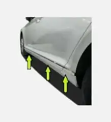 Volkswagen Passat Uyumlu B8 Yan Kapı Çıtası -2015 Sedan Paslanmaz Çelik Parça