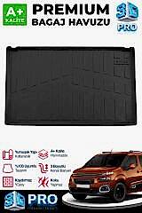 S-Dizayn Citroen Berlingo Seperatörlü 3D Pro Bagaj Havuzu 2019 Üzeri A+ Kalite