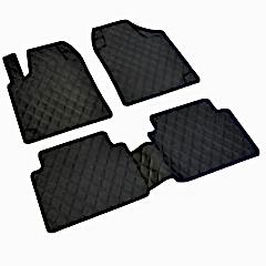 Peugeot 106 Havuzlu Universal 3D Paspas Havuzlu Pufi Diamond Siyah