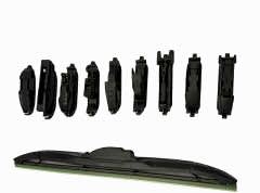 10 aparatlı hibrit silecek kilitli model 40 cm / CASI10-40