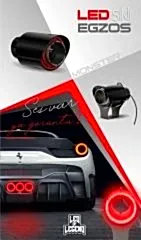 Ledli Egzoz Ucu Yeşil / Eguc180-4