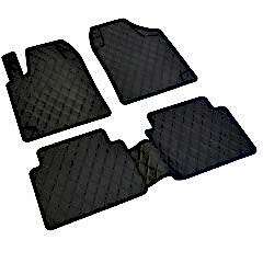 Mercedes 190 Serisi Havuzlu Universal 3D Paspas Havuzlu Pufi Diamond Siyah