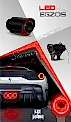 Ledli Egzoz Ucu Beyaz / Eguc180-5