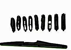 9 aparatlı hibrit arka silecek kilitli model 33 cm / CASI9-33