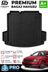 S-Dizayn VW Jetta 3D Pro Bagaj Havuzu Cepli 2011 Üzeri A+ Kalite