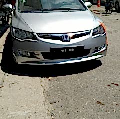 Honda Civic Uyumlu Ön Tampon Eki Mugen Modeli 2006-2012 Boyalı Parça