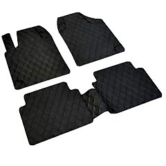 Ford Maverick Havuzlu Universal 3D Paspas Havuzlu Pufi Diamond Siyah