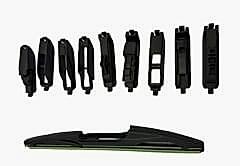 9 aparatlı hibrit arka silecek kilitli model 28 cm / CASI9-28