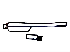 2022 Civic Uyumlu Göğüslük Kaplama 2 Parça - Karbon