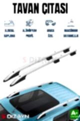 S-Dizayn Peugeot Bipper Aluminyum Gri Tavan Çıtası Sport Model 2008 Üzeri A+ Kalite