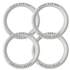 Fiat Uyumlu 14 Jant Speed Hunters Lastik Yanağı Beyaz Renk 1 Takım 4 Adet