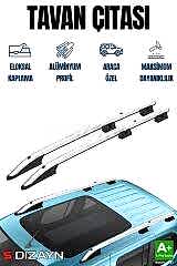 S-Dizayn Citroen Nemo Aluminyum Gri Tavan Çıtası Sport Model 2008 Üzeri A+ Kalite