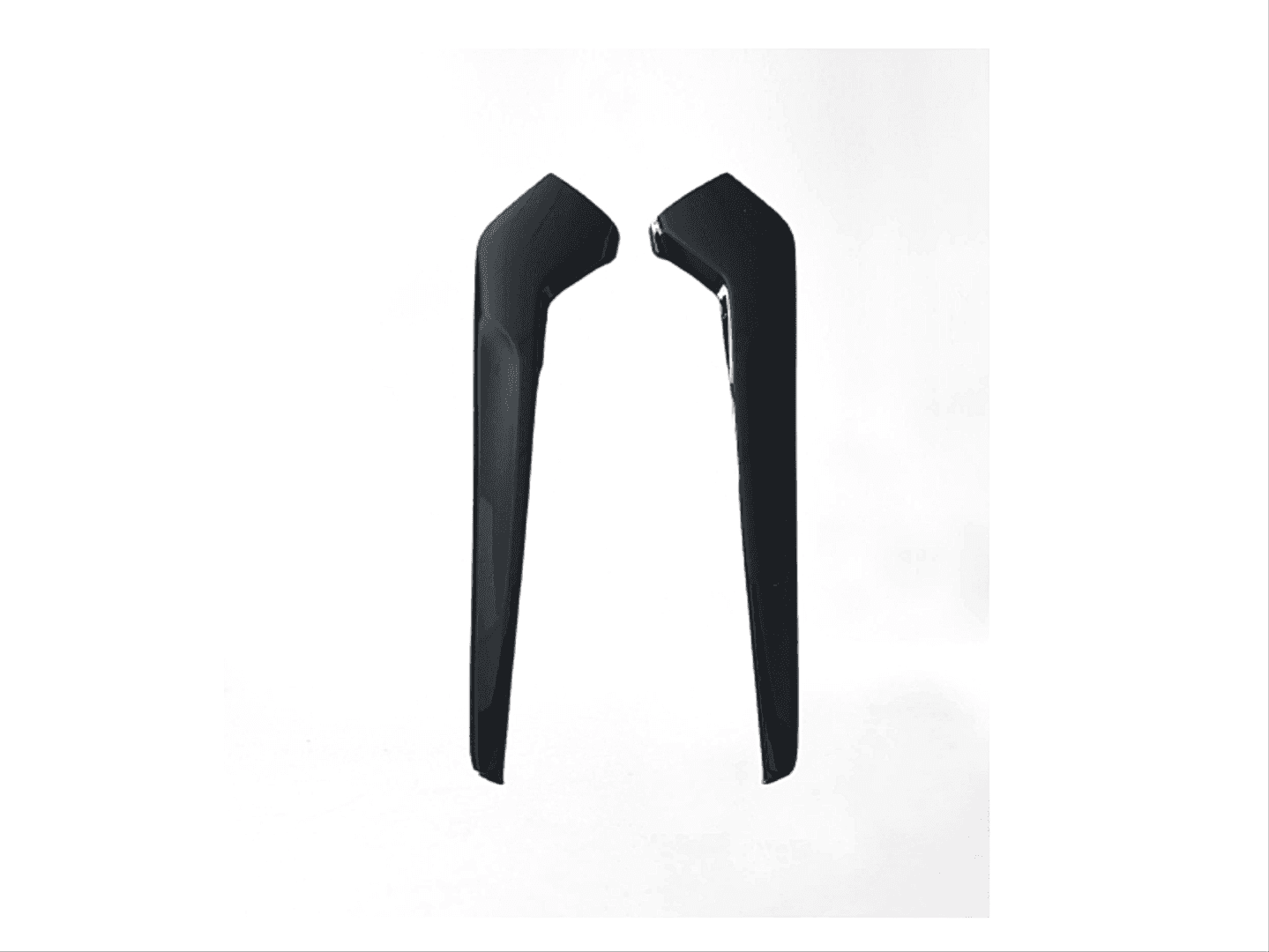 2022 Civic Uyumlu Vites Kenar Kaplama 2 Parça - Piano Black