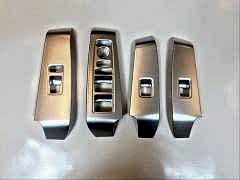 2022 Civic Uyumlu Cam Düğme Kaplama - Silver