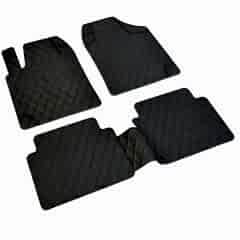 Opel Vectra Havuzlu Universal 3D Paspas Havuzlu Pufi Diamond Siyah