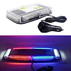 Çakarlı Tepe Lambası Mıknatıslı Kırmızı-Beyaz-Mavi 24W 12-24V / Laık530