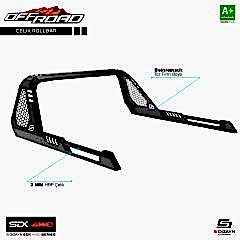 S-Dizayn SDX 4WD Off Road VW Amarok 2 Çelik Roll Bar V1 2023 Üzeri