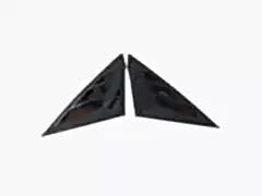 2022 Civic Uyumlu Kelebek Cam Kaplama - Piano Black