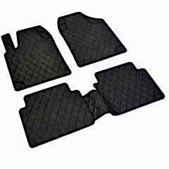 Audi 100 Serisi Havuzlu Universal 3D Paspas Havuzlu Pufi Diamond Siyah