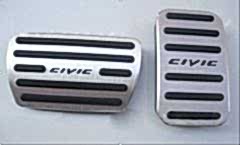 Honda Civic Uyumlu Fc5 Pedal Seti (Geçme Model) 2 Parça - Silver