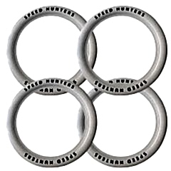 Honda Uyumlu 15 Jant Speed Hunters Lastik Yanağı Beyaz Renk 1 Takım 4 Adet