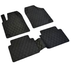 Dacia Sandero Havuzlu Universal 3D Paspas Havuzlu Pufi Diamond Siyah