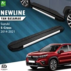 S-Dizayn Suzuki SX4 2 S-Cross NewLine Krom Yan Basamak 173 Cm 2014-2021 A+ Kalite