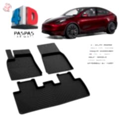 Tesla Model Y 4D Araca Özel Havuzlu Kauçuk Paspas 2020 Üzeri