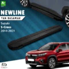 S-Dizayn Suzuki SX4 2 S-Cross NewLine Siyah Yan Basamak 173 Cm 2014-2021 A+ Kalite
