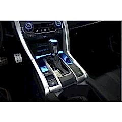 Honda Civic Uyumlu Fc5 2016-2020 İç Kaplama Set Mavi 7 Parça