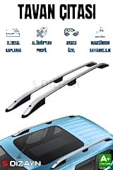 S-Dizayn VW Transporter T5 Uzun Şase Aluminyum Gri Tavan Çıtası 2003-2015 A+ Kalite