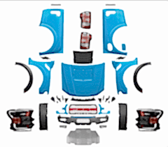 Ford Ranger Uyumlu F150 Raptor Dönüşüm Full - Davlumbaz