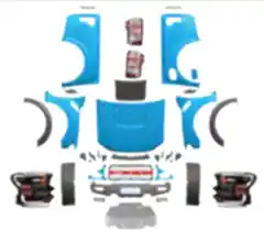 Ford Ranger Uyumlu F150 Raptor Dönüşüm Full - Ön Sağ Dodik