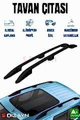 S-Dizayn Opel Combo E Kısa Şase Aluminyum Siyah Tavan Çıtası 2019 Üzeri A+ Kalite