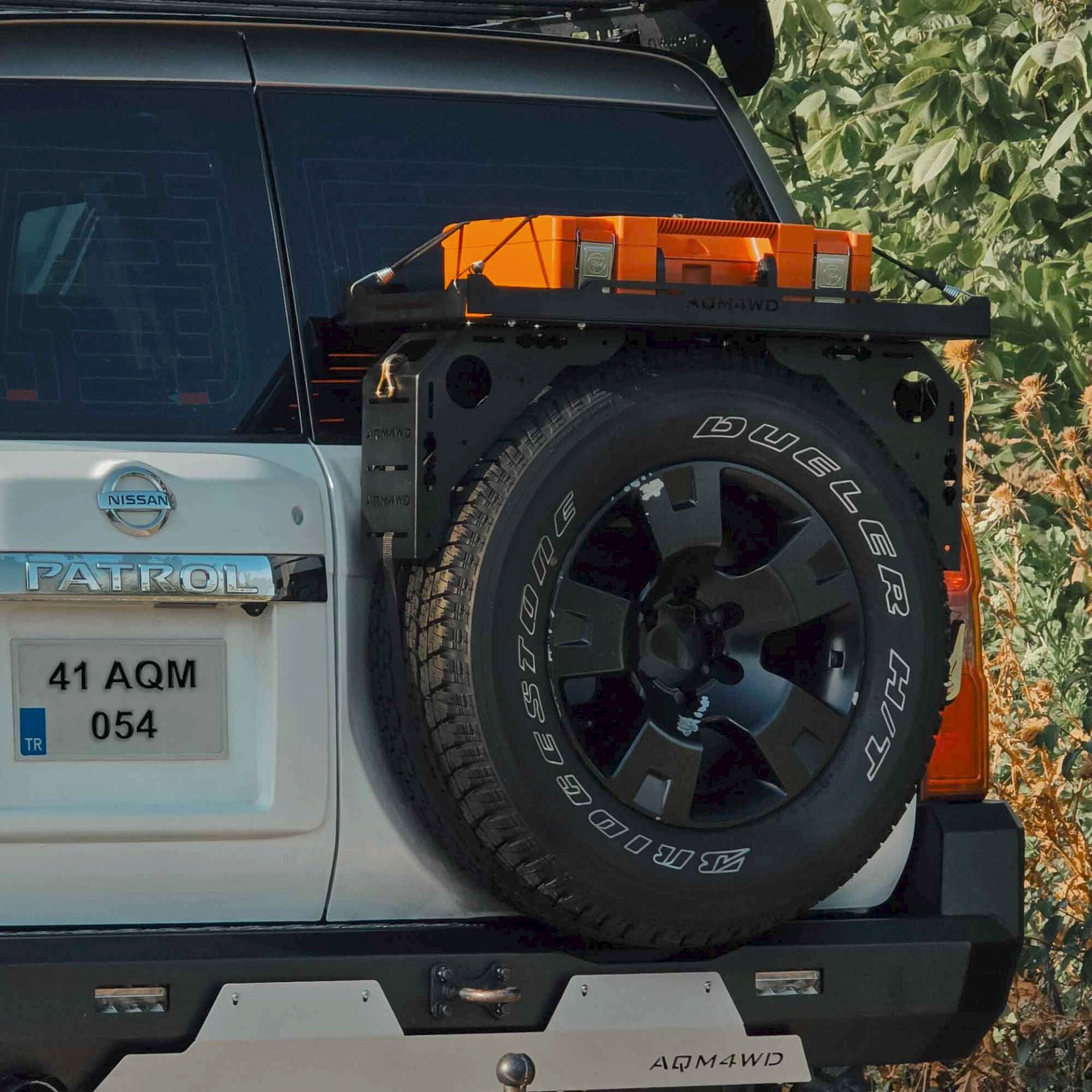 Lastik Sepeti (Spare Tire Utility Basket) L200-Amarok-Navara-D-Max-Ranger-Hilux Uyumlu