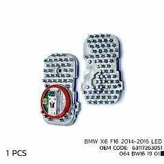 BMW X6 F16 2014-2016 LED MODÜL 63117263051