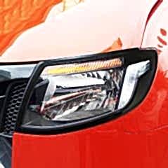 Ford Ranger Uyumlu 2012-2016 T6 Far Çerçevesi Siyah