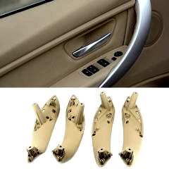 Bmw 3 Uyumlu Serisi F30 2012-2018 Kapı Kolçak Siyah-Krem