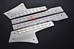 Peugeot Partner Uyumlu Tepee Krom İç Kapı Eşiği 4 Parça 2008-2018