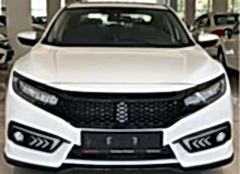 Honda Civic Uyumlu Fc5 2016-2018 Ön Ok Dizayn Sis Ledi