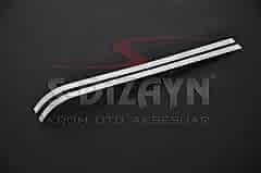 Peugeot Partner Uyumlu Tepee Krom Sürgülü Kapı Çıtası 2 Parça 2008-2018