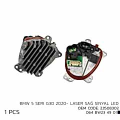 BMW 5 G30 2020- LASER SAĞ SİNYAL LED MODÜL 23508302